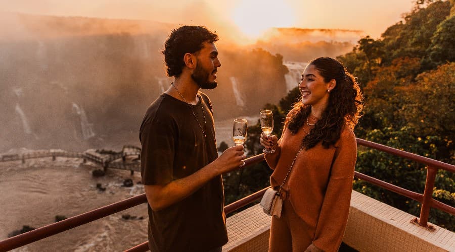 Puesta de Sol en Cataratas (Brasil)