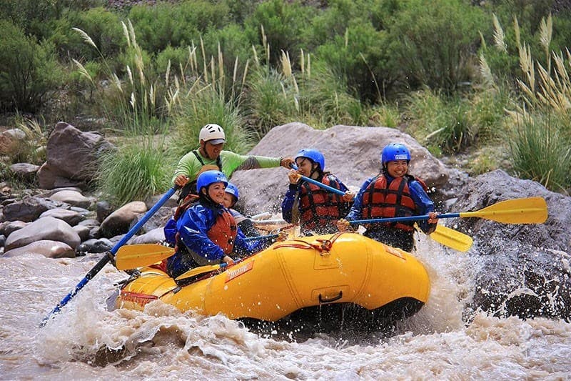 Rafting en Potrerillos